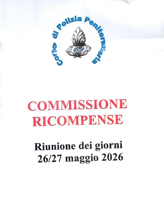 ESITI COMMISSIONE RICOMPENSE DEL 26 e 27 MAGGIO 2026