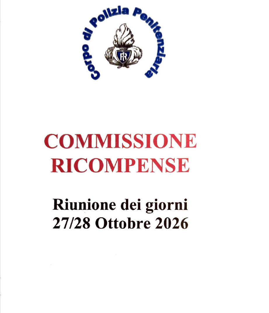 ESITI COMMISSIONE RICOMPENSE DEL 27 e 28 OTTOBRE 2026